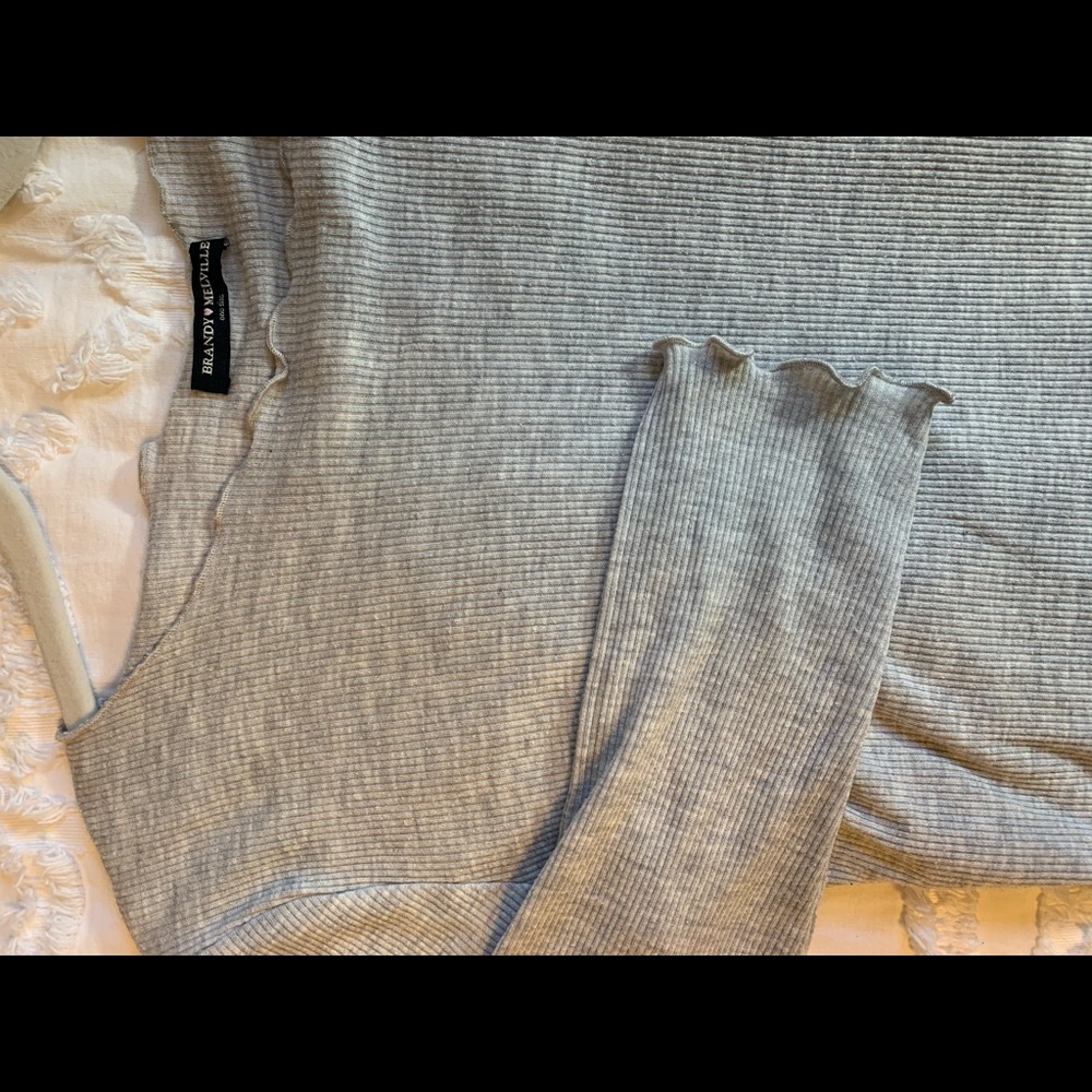 Grey brandy 3/4 sleeve - Picture 2 of 2